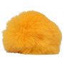 Pom Pom Rabbit Fur Yellow 60 mm