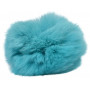 Pom Pom Rabbit Fur Turquoise 60 mm