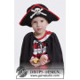 Ahoy! by DROPS Design - Crochet Pirat Hat with Skull Pattern size 1 - 10 years