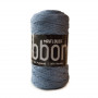 Mayflower Ribbon Fabric Yarn Unicolor 127 Denim Blue