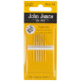 John James Chenille Needles with blunt form Size 24 - 6 pcs