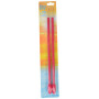 The Knit Lite Single Pointed Knitting Needles with LED light 33cm 9.00mm / 13in US13 Dark Red