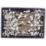 Prym Glass Head Pins White 0.6x30mm - 10 g