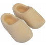 Dutch wooden shoes for Toy Making 6cm - 1 pair