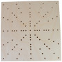 fromWOOD Blocking Board in Wood 89 holes 35x35x1.5cm