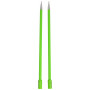 Knit Lite Single Pointed Knitting Needles with light 36cm 10.00mm / 14in US15 Green