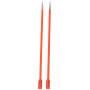 Knit Lite Single Pointed Knitting Needles with light 36cm 8.00mm / 14in US11 Coral