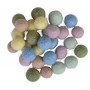 Felt Balls Wool 10mm Assorted Pastel Colours - 30 pcs