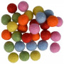 Felt Balls Wool 10mm Assorted Summer Colours - 30 pcs