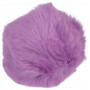 Infinity Hearts Pom Pom Rex Rabbit Fur Purple 80mm
