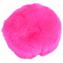 Infinity Hearts Pom Pom Rex Rabbit Fur Pink 100mm