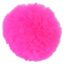 Infinity Hearts Pom Pom Rex Rabbit Fur Pink 80mm