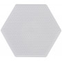 Hama Mini Pegboard 594 Hexagon White - 1 pcs