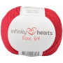 Infinity Hearts Rose 8/4 Yarn Unicolor 21 Dark Red/Bordeaux