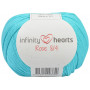 Infinity Hearts Rose 8/4 Yarn Unicolor 130 Light Turquoise