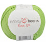 Infinity Hearts Rose 8/4 Yarn Unicolour 160 Light Green