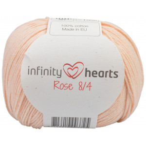 Infinity Hearts Rose 8/4 Yarn Unicolor 205 Light Peach