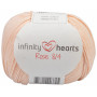 Infinity Hearts Rose 8/4 Yarn Unicolour 205 Light Peach