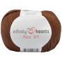Infinity Hearts Rose 8/4 Yarn Unicolour 228 Dark Brown