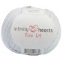 Infinity Hearts Rose 8/4 Yarn Unicolor 230 Pearl Grey