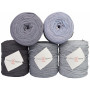 Infinity Hearts Dahlia Fabric Yarn 05 Dark Grey Shades - 1 pc
