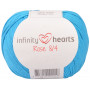 Infinity Hearts Rose 8/4 Yarn Unicolor 125 Turquoise