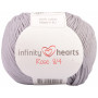 Infinity Hearts Rose 8/4 Yarn Unicolor 232 Light Grey