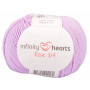 Infinity Hearts Rose 8/4 Yarn Unicolor 52 Light Purple