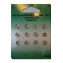 Snap Fasteners Silver 7mm 12 pcs.