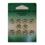 Snap Fasteners Silver 11mm 10 pcs.