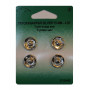 Snap Fasteners Silver 15mm 4 pcs.