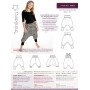 MiniKrea Sewing Pattern 30303 Harem Trousers size 4-10 years