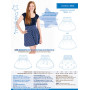 MiniKrea Sewing Pattern 40140 A-line Skirt - Paper Pattern size 8-16 years