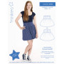 MiniKrea Sewing Pattern 40140 A-line Skirt - Paper Pattern size 8-16 years