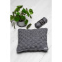 Basketweave Pillow 40x40cm Crochet Kit by Rito Krea