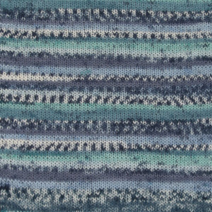 Drops Fabel Yarn Print 522 Turquoise/Blue