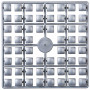 Pixelhobby XL Beads 561 Silver 5x5mm - 60 pixels