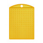 Pixelhobby Keychain/Medallion Transparent Yellow 3x4cm - 1 pc.