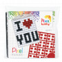 Pixelhobby Gift Box Keychain Set I Love You 3x4cm