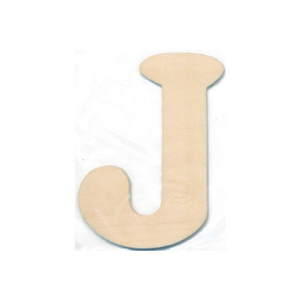 Wooden Letter J 10x0 4cm 1 Pc Ritohobby Co Uk