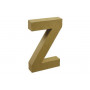 Cardboard letter Z 20x11,5cm - 1 pc