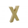 Cardboard letter X 20x11,5cm - 1 pc