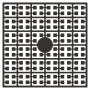 Pixelhobby Midi Beads 412 Very dark Mocha 2x2mm - 140 pixels