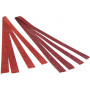 Star strips Glitter Red & Dark red 420x15mm - 8 pcs