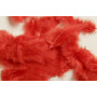 Feather Dark red 5-8cm - approx. 7g
