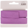 Infinity Hearts Binding Tape Cotton 40/20mm 33 Purple - 5m