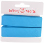 Infinity Hearts Binding Tape Cotton 40/20mm 52 Turqouise - 5m