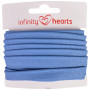 Infinity Hearts Piping Tape Cotton 11mm 10 Denim Blue - 5m