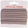 Infinity Hearts Piping Tape Cotton 11mm 19 Grey - 5m