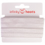 Infinity Hearts Folding Elastic 20mm 007 Light Grey - 5m